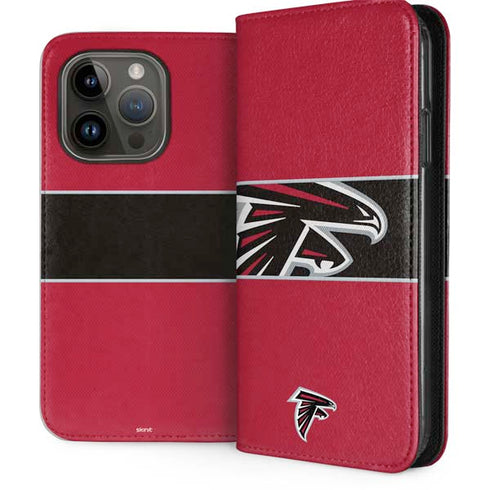 NFL Atlanta Falcons Zone Block iPhone 15 Pro Folio Case